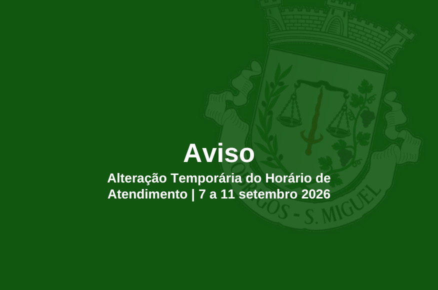 Altera&ccedil;&atilde;o Tempor&aacute;ria do Hor&aacute;rio de Atendimento